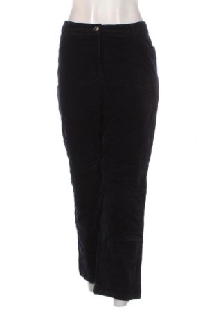 Γυναικείο κοτλέ παντελόνι Canda, Μέγεθος L, Χρώμα Μπλέ, Τιμή 8,97 €