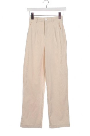 Pantaloni de velvet de femei Cider, Mărime XS, Culoare Bej, Preț 23,85 Lei