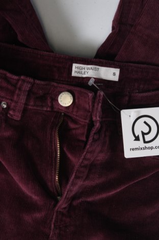Pantaloni de velvet de femei Cubus, Mărime S, Culoare Roșu, Preț 26,71 Lei
