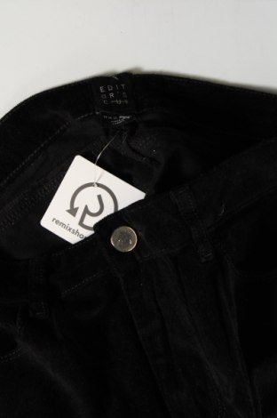 Γυναικείο κοτλέ παντελόνι Editor's Cut, Μέγεθος M, Χρώμα Μαύρο, Τιμή 6,06 €