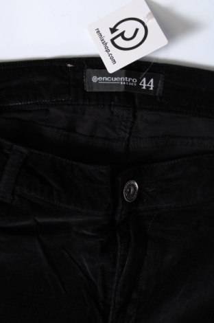 Pantaloni de velvet de femei Encuentro, Mărime XL, Culoare Negru, Preț 31,48 Lei