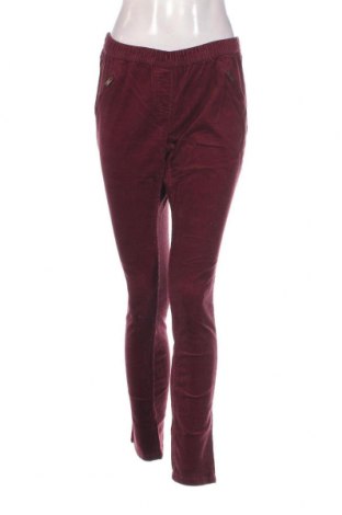 Pantaloni de velvet de femei Esmara, Mărime L, Culoare Roșu, Preț 33,39 Lei