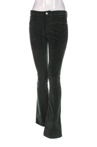 Γυναικείο κοτλέ παντελόνι Frame, Μέγεθος XS, Χρώμα Πράσινο, Τιμή 38,84 €
