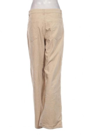 Pantaloni de velvet de femei H&M, Mărime M, Culoare Bej, Preț 44,89 Lei