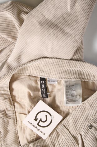 Pantaloni de velvet de femei H&M, Mărime S, Culoare Ecru, Preț 26,71 Lei