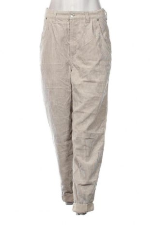 Pantaloni de velvet de femei H&M, Mărime S, Culoare Ecru, Preț 26,71 Lei