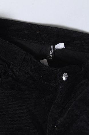 Γυναικείο κοτλέ παντελόνι H&M Divided, Μέγεθος L, Χρώμα Μαύρο, Τιμή 4,49 €