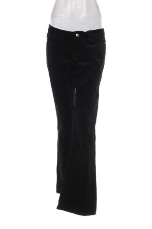 Pantaloni de velvet de femei H&M Divided, Mărime L, Culoare Negru, Preț 52,46 Lei