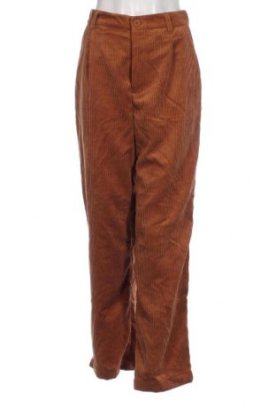 Pantaloni de velvet de femei H&M Divided, Mărime S, Culoare Bej, Preț 30,52 Lei