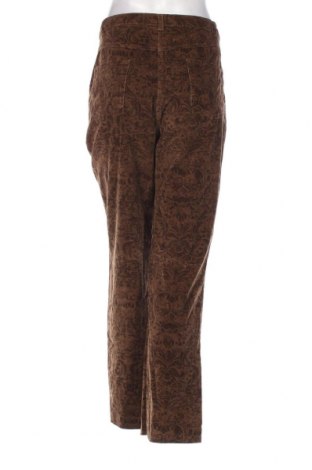 Pantaloni de velvet de femei Hanna, Mărime XL, Culoare Maro, Preț 31,48 Lei
