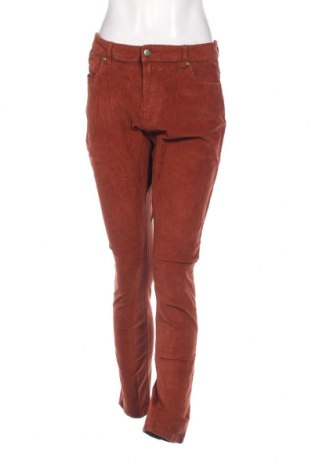 Pantaloni de velvet de femei Hema, Mărime XL, Culoare Maro, Preț 31,48 Lei