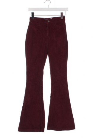 Дамски джинси Hollister, Размер XS, Цвят Червен, Цена 8,20 лв.