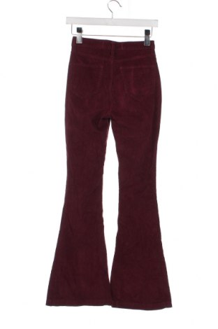Pantaloni de velvet de femei Hollister, Mărime XS, Culoare Roșu, Preț 26,97 Lei