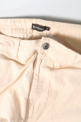 Pantaloni de velvet de femei In Extenso, Mărime L, Culoare Bej, Preț 26,71 Lei