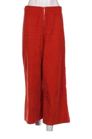 Pantaloni de velvet de femei Koton, Mărime S, Culoare Portocaliu, Preț 92,40 Lei