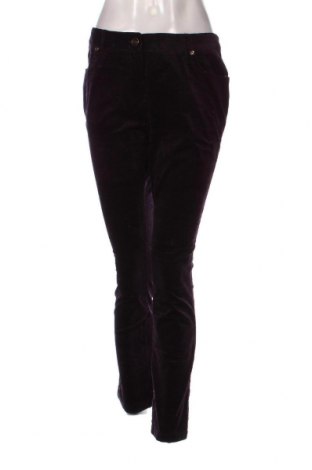 Pantaloni de velvet de femei Luisa Spagnoli, Mărime XL, Culoare Mov, Preț 516,45 Lei