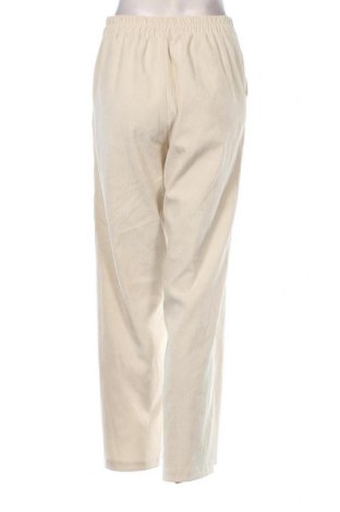 Pantaloni de velvet de femei Made In Italy, Mărime S, Culoare Ecru, Preț 22,89 Lei