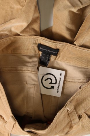 Damen Cordhose Mango, Größe M, Farbe Beige, Preis 2,79 €