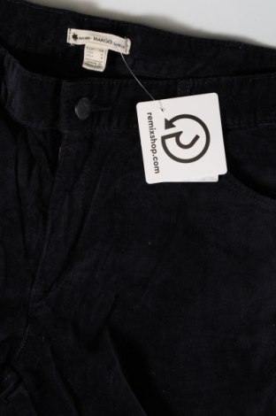 Pantaloni de velvet de femei Mango, Mărime M, Culoare Albastru, Preț 111,84 Lei