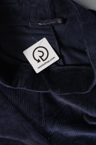 Γυναικείο κοτλέ παντελόνι Marks & Spencer, Μέγεθος M, Χρώμα Μπλέ, Τιμή 5,18 €