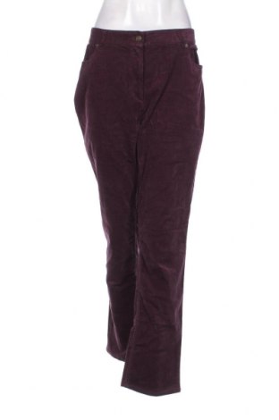 Γυναικείο κοτλέ παντελόνι Marks & Spencer, Μέγεθος XL, Χρώμα Βιολετί, Τιμή 5,01 €