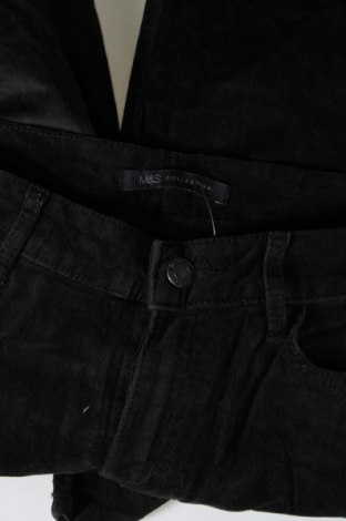 Pantaloni de velvet de femei Marks & Spencer, Mărime S, Culoare Negru, Preț 26,65 Lei