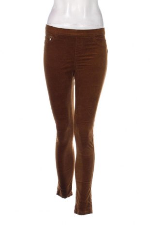 Pantaloni de velvet de femei Nice & Chic, Mărime M, Culoare Bej, Preț 26,71 Lei