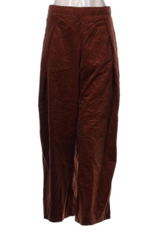 Pantaloni de velvet de femei Oysho, Mărime L, Culoare Maro, Preț 47,20 Lei