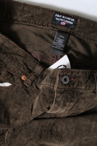 Női kordbársony nadrág Polo Jeans Company by Ralph Lauren, Méret L, Szín Zöld, Ár 9 742 Ft