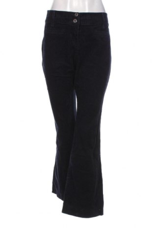 Pantaloni de velvet de femei Portfolio By Marks & Spencer, Mărime L, Culoare Albastru, Preț 31,58 Lei