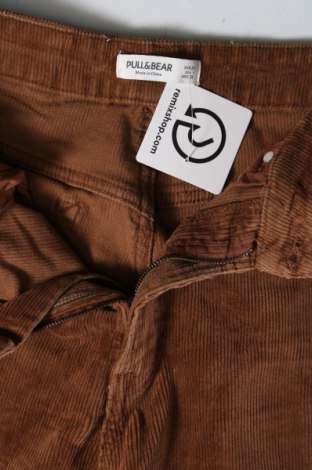 Γυναικείο κοτλέ παντελόνι Pull&Bear, Μέγεθος M, Χρώμα Καφέ, Τιμή 4,66 €