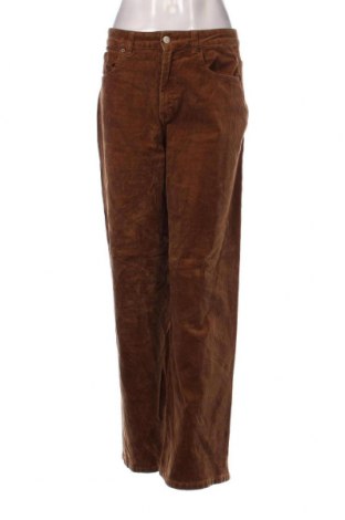 Γυναικείο κοτλέ παντελόνι Pull&Bear, Μέγεθος M, Χρώμα Καφέ, Τιμή 4,66 €