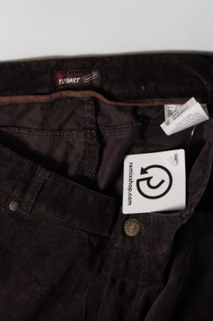 Pantaloni de velvet de femei Rosner, Mărime XL, Culoare Maro, Preț 24,99 Lei