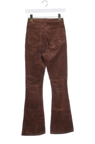 Pantaloni de velvet de femei SHEIN, Mărime XS, Culoare Maro, Preț 26,71 Lei