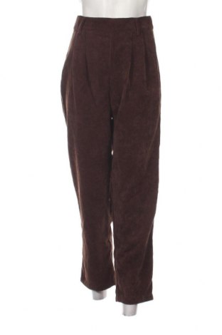 Γυναικείο κοτλέ παντελόνι SHEIN, Μέγεθος XS, Χρώμα Καφέ, Τιμή 4,31 €