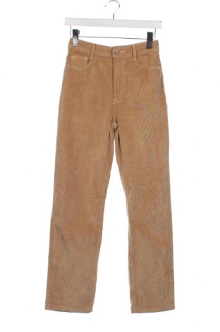 Γυναικείο κοτλέ παντελόνι SHEIN, Μέγεθος XS, Χρώμα  Μπέζ, Τιμή 17,94 €