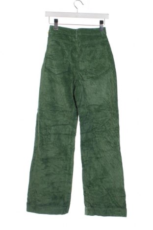 Pantaloni de velvet de femei SHEIN, Mărime XS, Culoare Verde, Preț 23,85 Lei