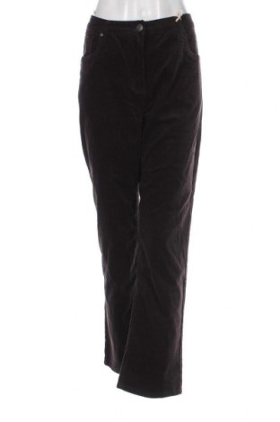 Pantaloni de velvet de femei Stooker, Mărime XL, Culoare Maro, Preț 30,26 Lei