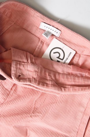 Pantaloni de velvet de femei Topshop, Mărime M, Culoare Roz, Preț 26,97 Lei
