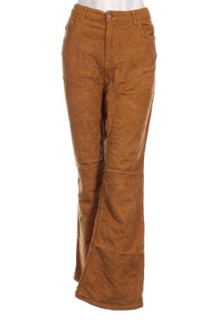 Pantaloni de velvet de femei WE, Mărime L, Culoare Maro, Preț 25,76 Lei