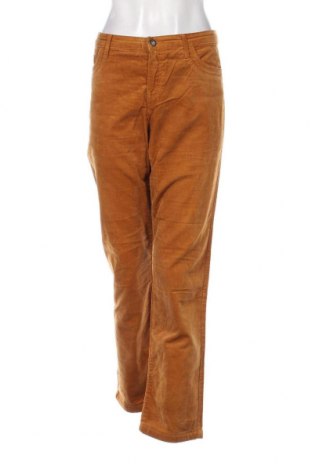 Pantaloni de velvet de femei Yessica, Mărime XL, Culoare Galben, Preț 31,48 Lei