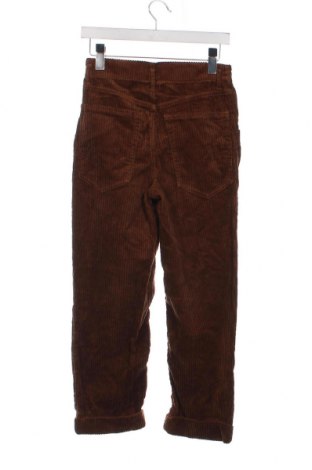Pantaloni de velvet de femei Zara, Mărime XS, Culoare Maro, Preț 25,76 Lei
