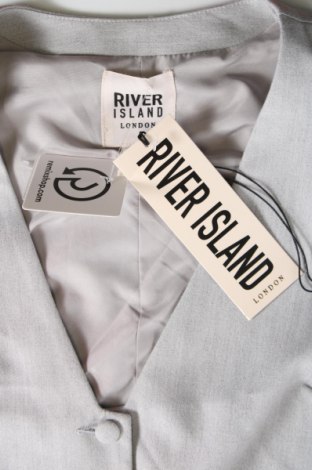 Дамски елек River Island, Размер XS, Цвят Сив, Цена 85,00 лв.