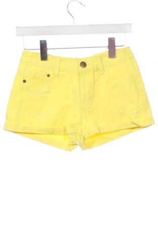 Дамски къс панталон, Размер XS, Цвят Жълт, Цена 31,00 лв.