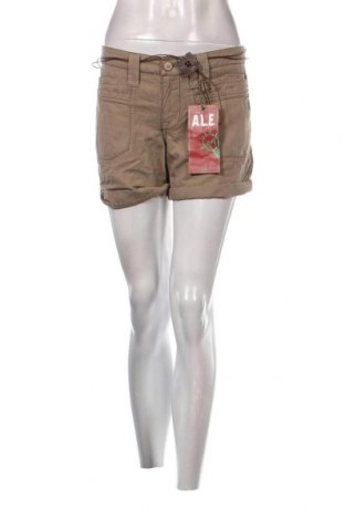 Γυναικείο κοντό παντελόνι ALE clothing, Μέγεθος M, Χρώμα Καφέ, Τιμή 22,27 €