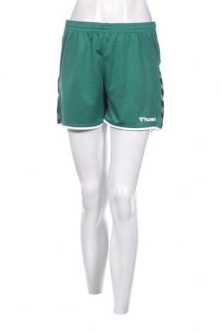 Damen Shorts Hummel, Größe S, Farbe Grün, Preis 28,87 €