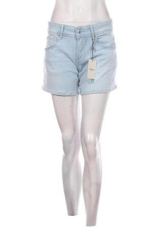Γυναικείο κοντό παντελόνι Pepe Jeans, Μέγεθος L, Χρώμα Μπλέ, Τιμή 21,34 €