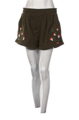 Γυναικείο κοντό παντελόνι Romwe, Μέγεθος M, Χρώμα Πράσινο, Τιμή 5,29 €
