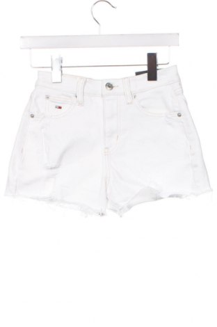 Γυναικείο κοντό παντελόνι Tommy Jeans, Μέγεθος XS, Χρώμα Λευκό, Τιμή 37,42 €