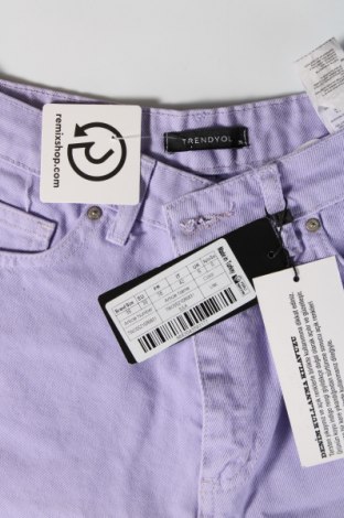 Дамски къс панталон Trendyol, Размер S, Цвят Лилав, Цена 34,10 лв.